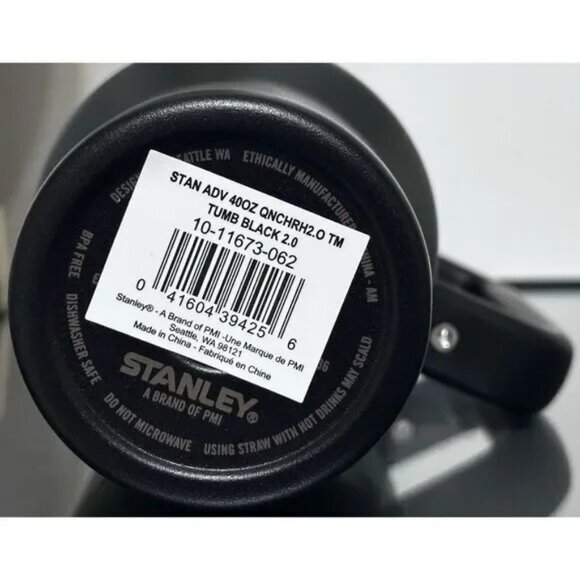 Stanley Quencher H2.0 FlowState Tumbler 40oz, BLACK 2.0‎ - Picture 4 of 4
